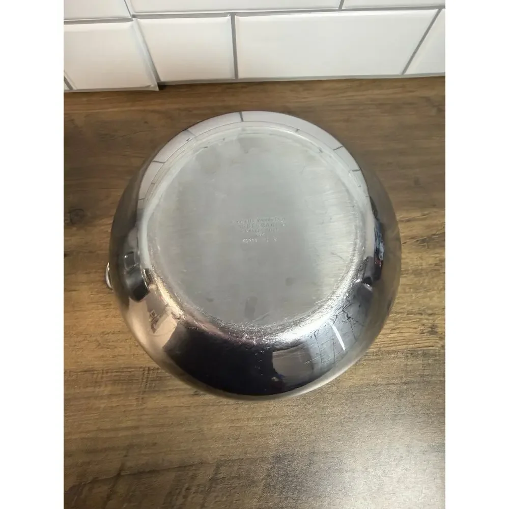 Vintage Farberware Classic Stainless Steel Nesting Mixing Bowl Set 3 w/ Handles